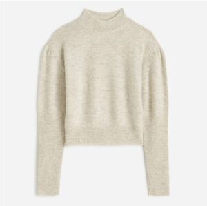 Madewell Puff Sleeve Alpaca Blend Sweater